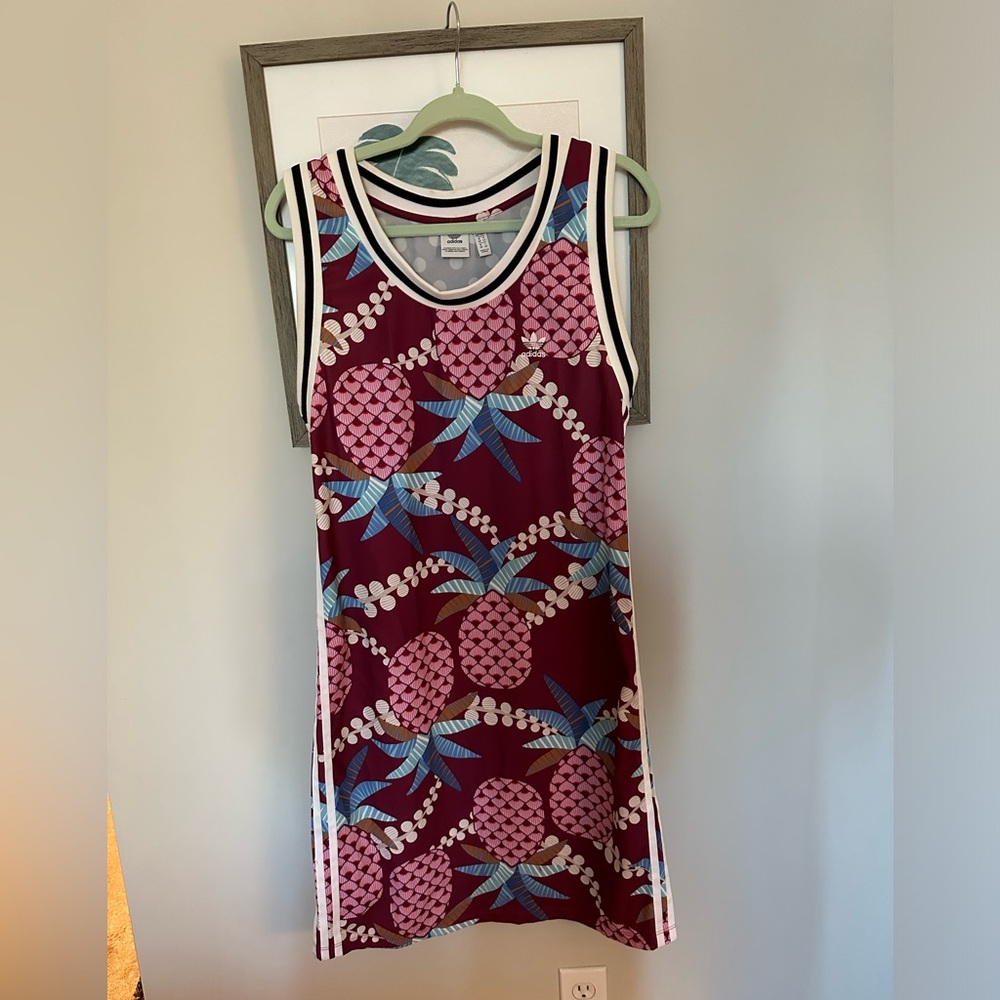 Adidas pineapple dress.